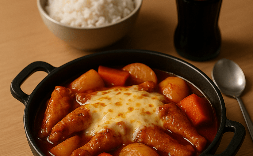 🍲 Spicy Braised Korean Chicken Stew |&nbsp;닭볶음탕